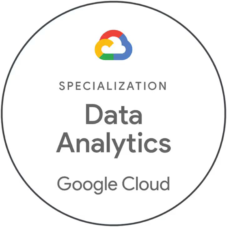 Data Analytics Specialization Google Cloud