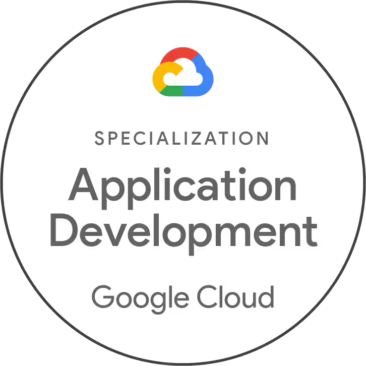 Application Development Specialization Google Cloud
